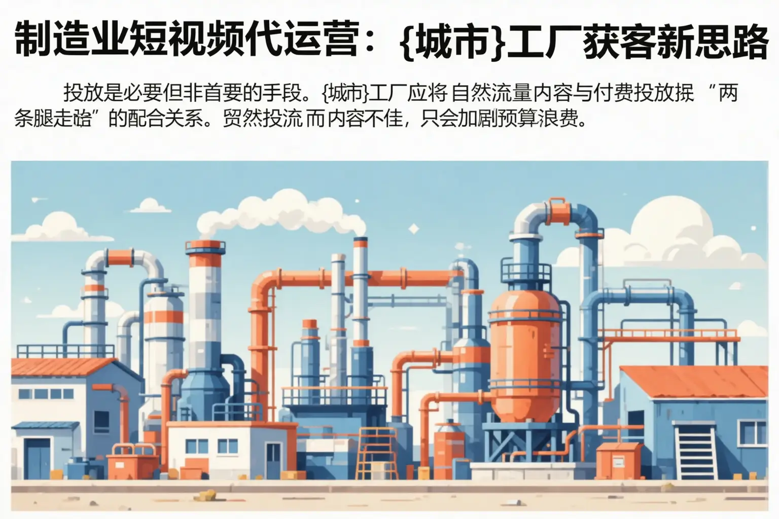 制造业短视频代运营：安达工厂获客新思路