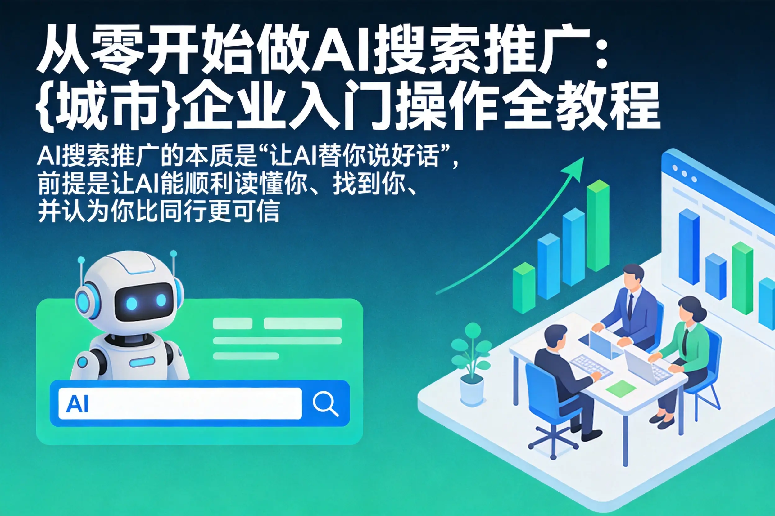 从零开始做AI搜索推广：安达企业入门操作全教程